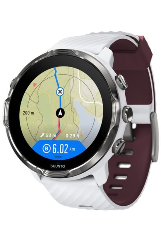 Suunto 7 White Burgundy White/Bordeaux / Maroon