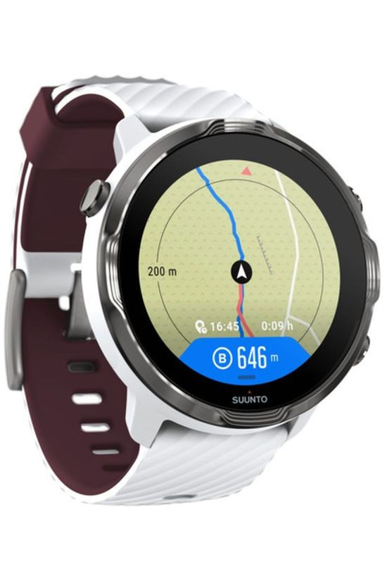 Suunto 7 White Burgundy White/Bordeaux / Maroon