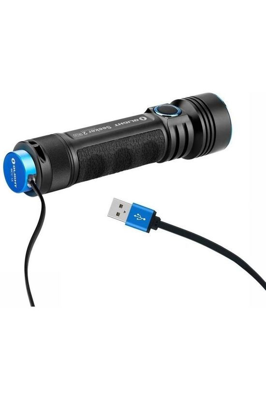 Olight Lampe De Poche Seeker 2 Rechargeable + L-Dock Black/Mid Blue