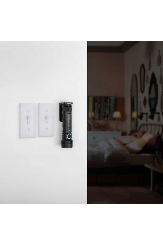 Olight Lampe De Poche Seeker 2 Rechargeable + L-Dock Black/Mid Blue