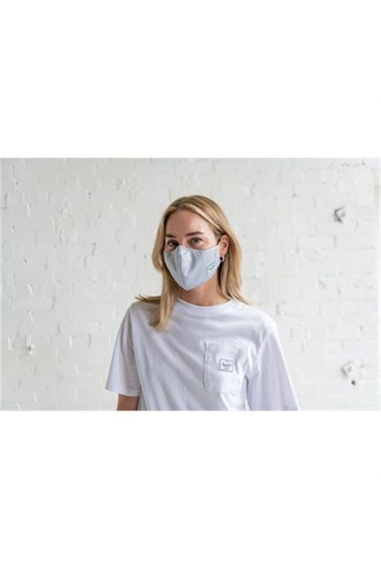 Herschel Supply Masque Classic Fitted Face Mask light grey