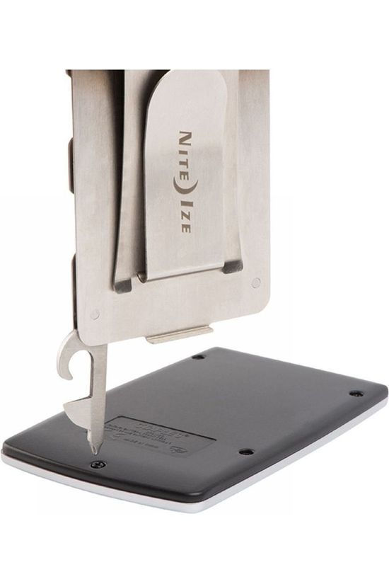 Nite Ize MULTITOOL FINANCIAL TOOL MONEY CLIP+POCKET TOOLS silver