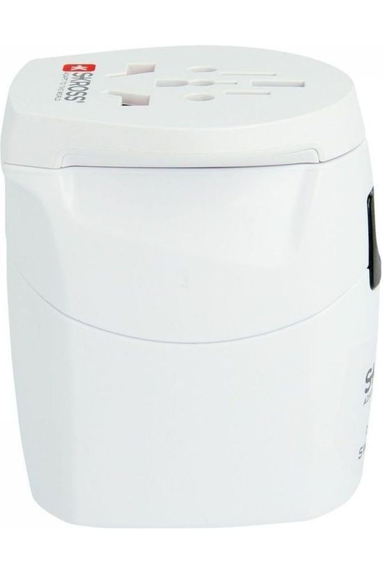 S-Kross Wereldstekker Reisstekker Pro Light USB World Adapter No colour / Transparent