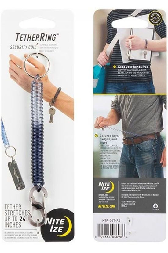Nite Ize Tetherring Security Coil dark grey