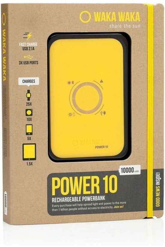 Waka Waka Chargeur Power 10 mid yellow