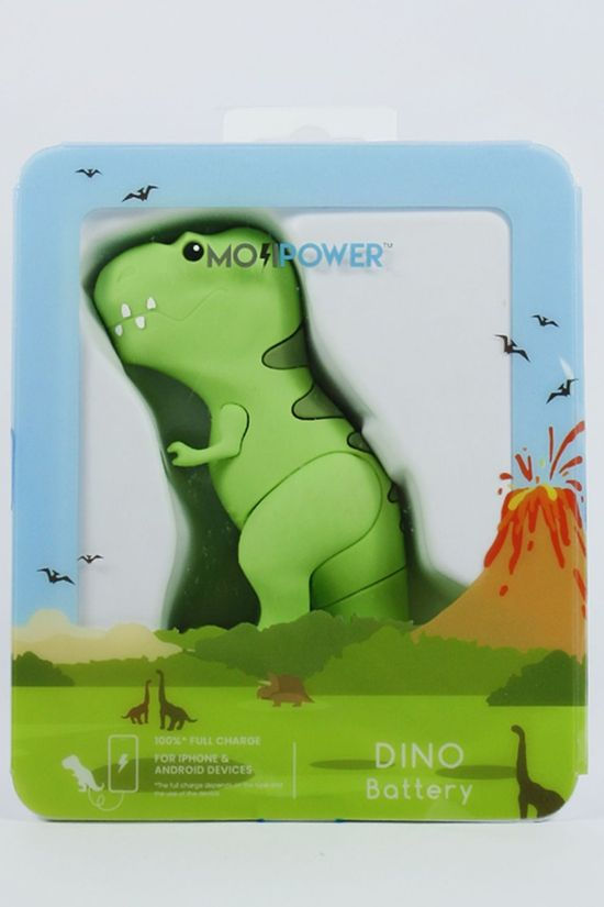 MOJI POWER Chargeur Dino External Battery 2600 Nh mid green