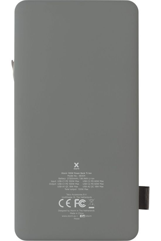 Xtorm Oplader Power Bank Titan 27200 No colour