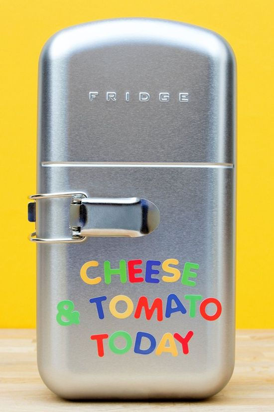 Suck UK Fridge Lunch Box silver
