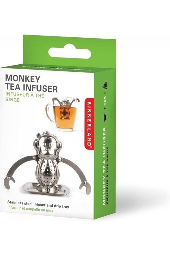 Kikkerland Gadget Monkey Thee Infuser silver