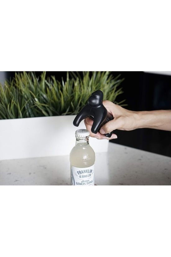 Qualy Gadget Glori Bottle Opener Black