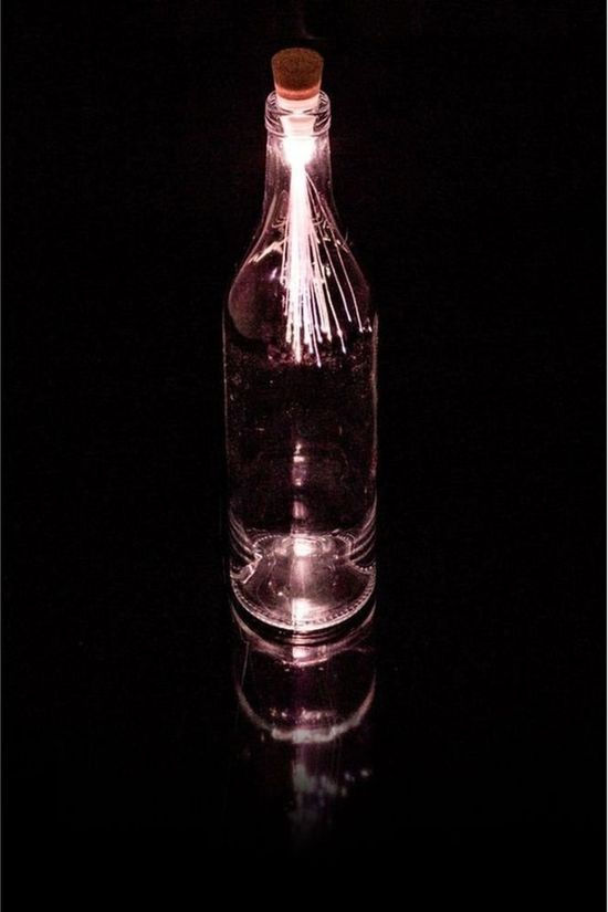 Suck UK Gadget Fibre Optic Bouteille Lumière No colour / Transparent