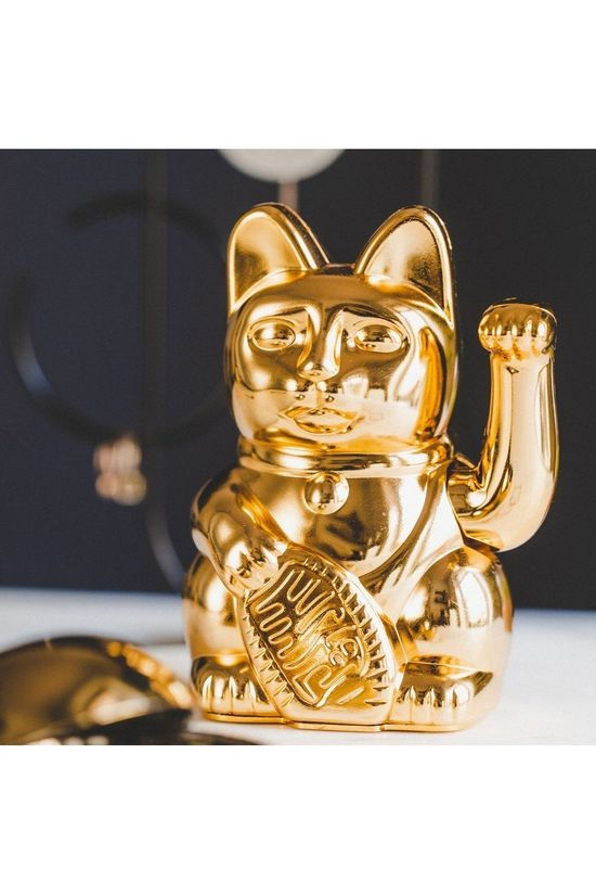 Donkey Gadget Lucky Cat Glossy Gold gold