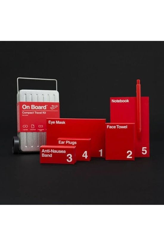 Luckies Gadget Luckies On Board Compact Travel Kit silver/mid red