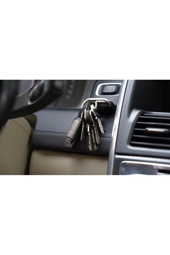 inCharge InCharge 6 Keyring Cable mid grey