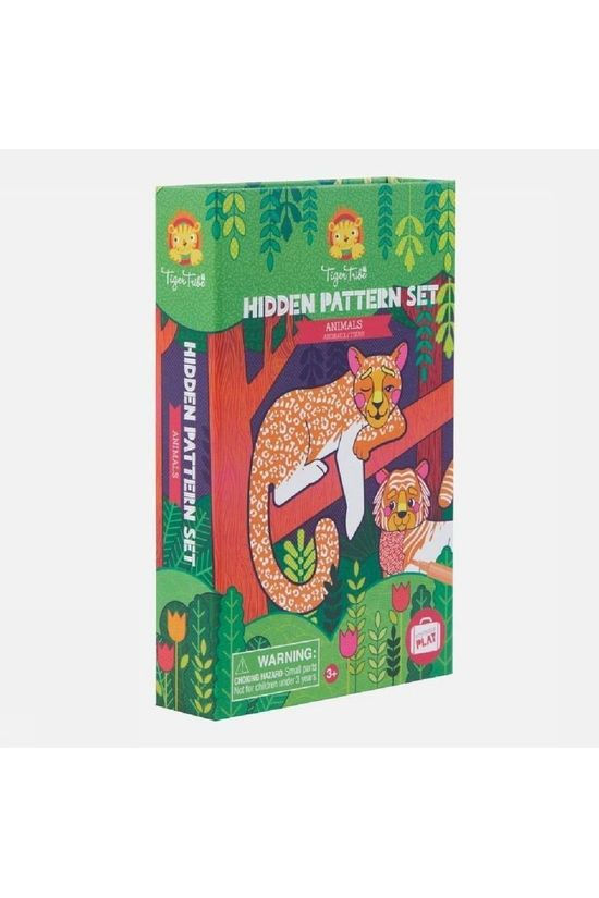 Tiger Tribe Spel Hidden Patern Set Animals No colour / Transparent