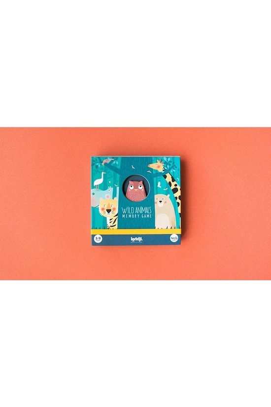 Londji Jeu Memo Wild Animals No colour
