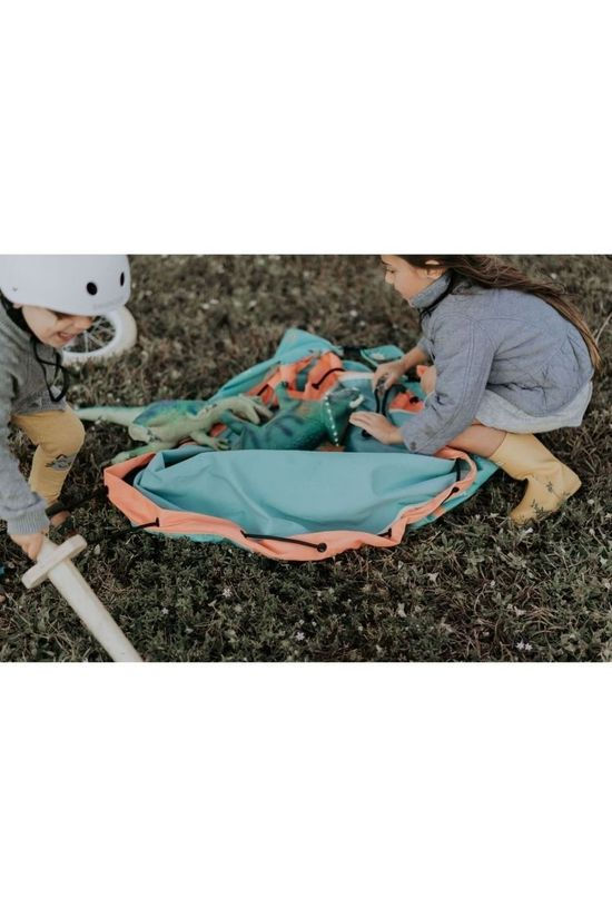 PLAY & GO Jouets Bag Outdoor Turquoise/Salmon pink