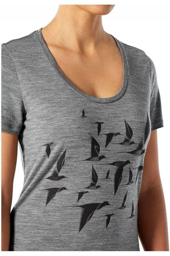 Icebreaker T-Shirt Ice Tech Lite Ss Poaka mid grey