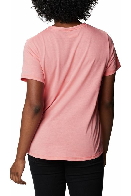 Columbia T-Shirt Sun Trek Ss Graphic Salmon pink/Logo