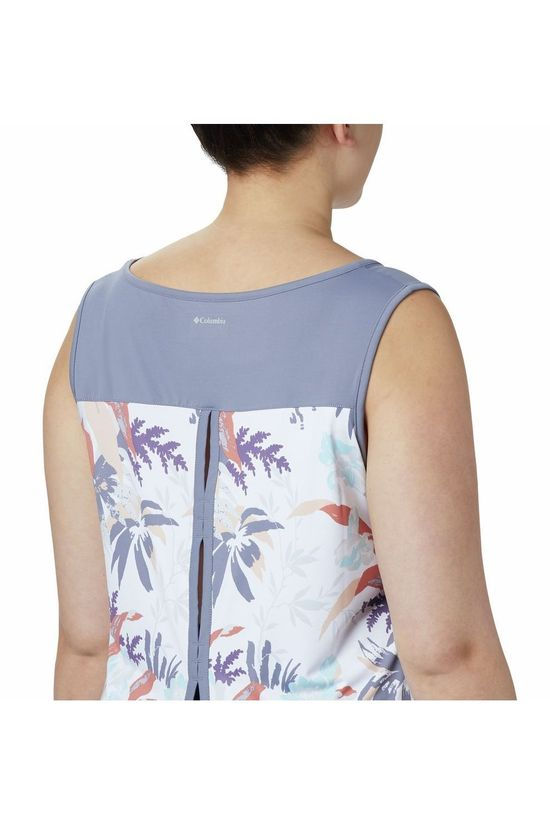 Columbia T-Shirt Chill RIVer Mid Blue/Ass. Flower