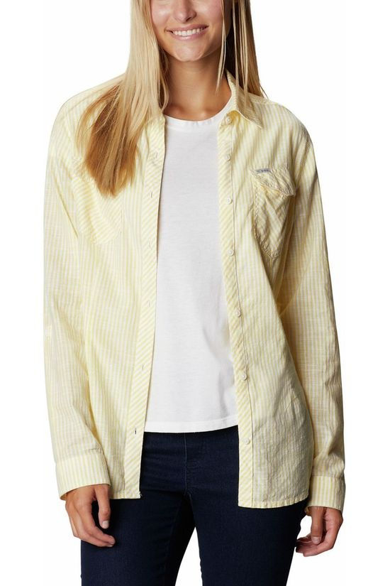 Columbia Blouse Camp Henry II white/yellow