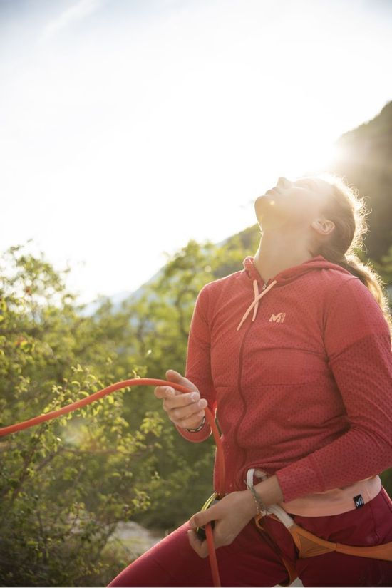 Millet Polaire Loop Light Sweat red