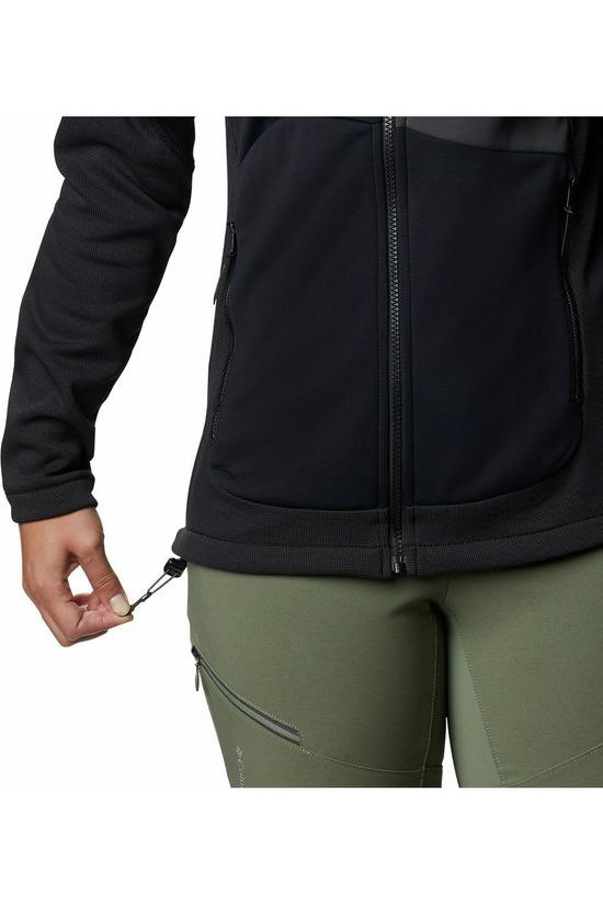 Columbia Fleece Powder Chute Black/Dark Grey