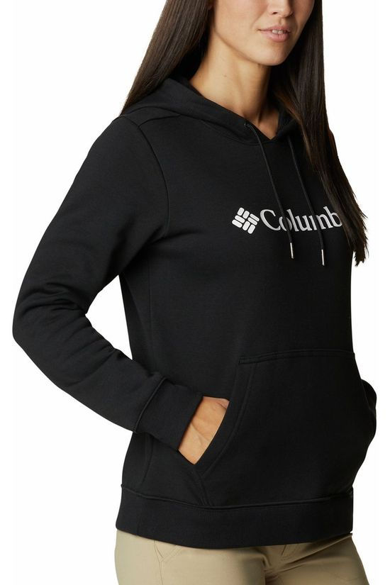 Columbia Pull Logo Hoodie Black/Dark Grey