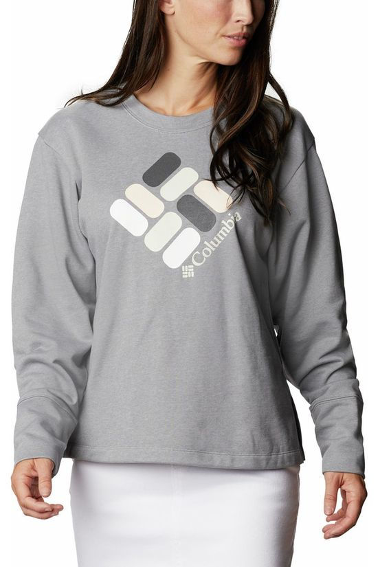 Columbia Pull Columbia Logo French Terry Crew Mid Grey/Marle