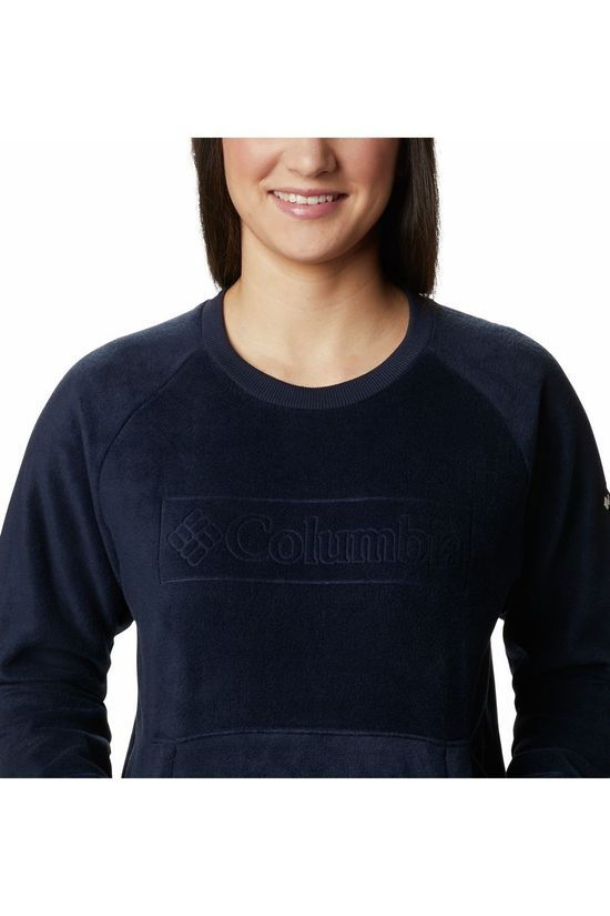 Columbia Pull Exploration Fleece Crew dark blue