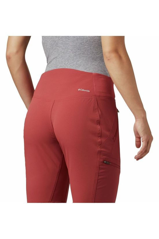 Columbia Broek Back Up Passo Alto Straight Leg Regular dark red