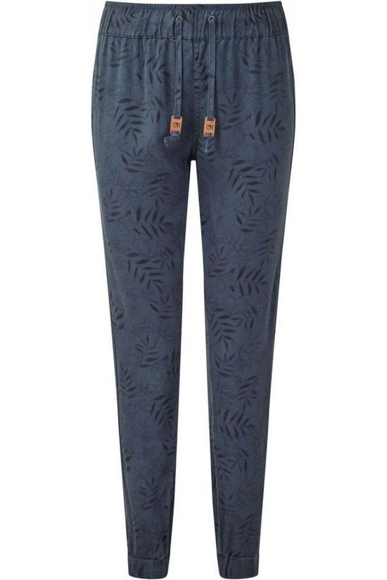 Tentree Broek Colwood Jogger Dark Blue/Ass. Flower