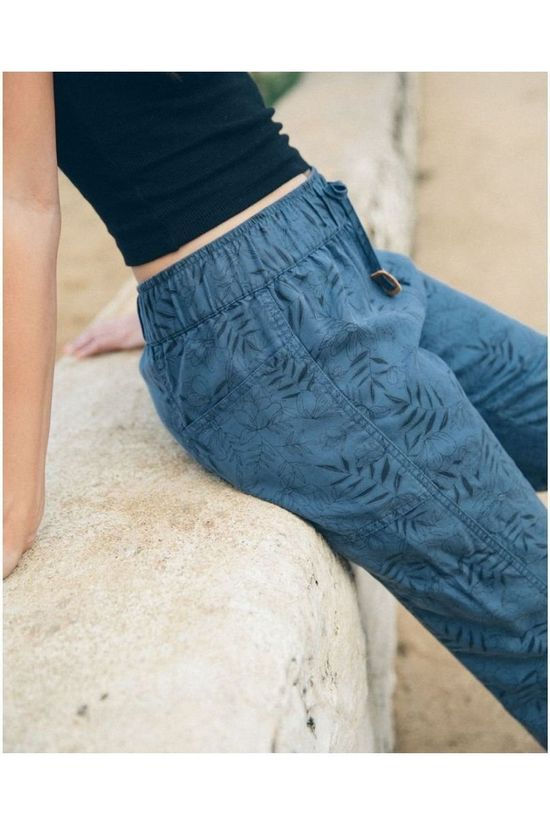 Tentree Broek Colwood Jogger Dark Blue/Ass. Flower