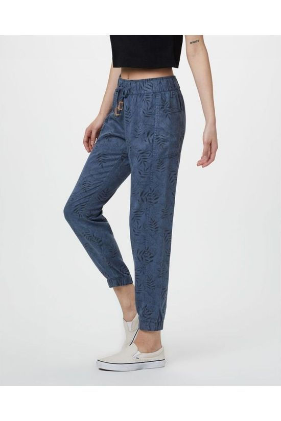 Tentree Broek Colwood Jogger Dark Blue/Ass. Flower