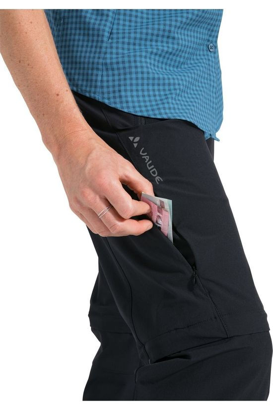 Vaude Pantalon Farley Stretch Zo Black