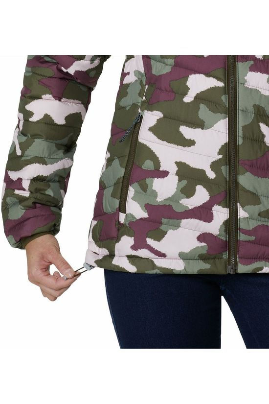 Columbia Jas Powder Lite Mid Khaki/Ass. Camouflage