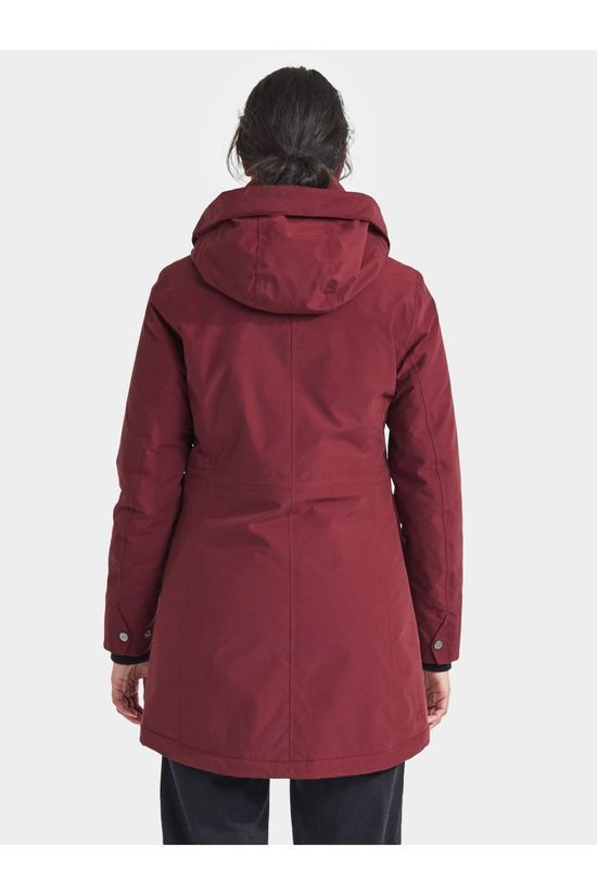Didriksons 1913 Manteau Sanna dark red