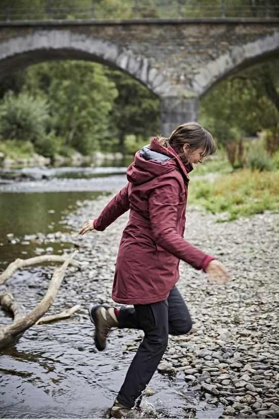 Didriksons 1913 Manteau Sanna dark red