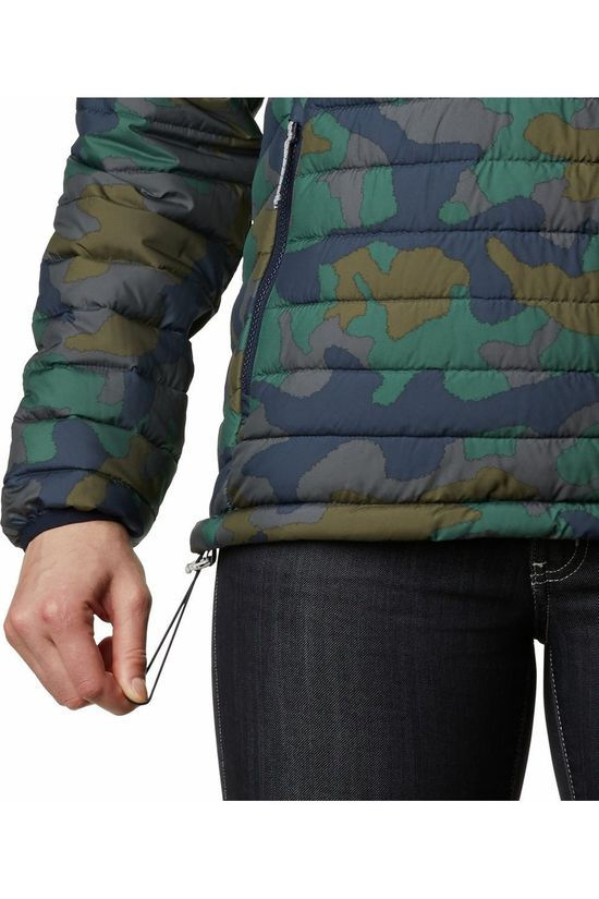 Columbia Jas Powder Lite Insulated Dark Blue/Ass. Camouflage
