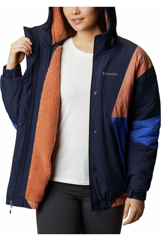 Columbia Jas Eurocarve Dark Blue/Salmon pink
