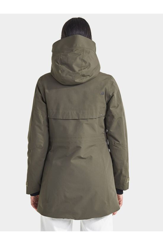 Didriksons 1913 Manteau Frida dark khaki