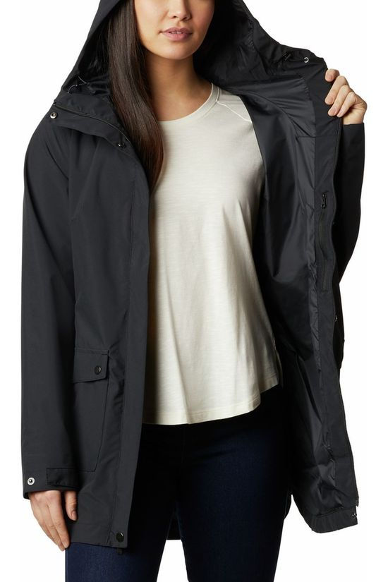 Columbia Jas Here And There Trench Jacket Black