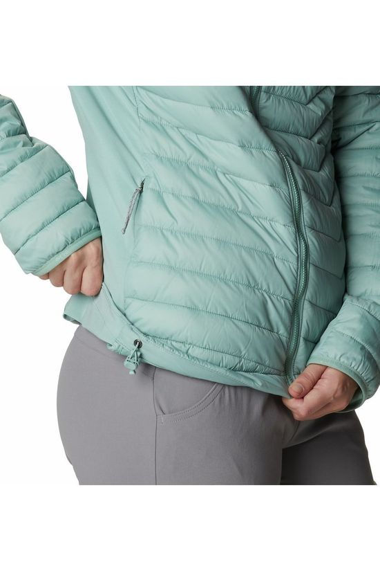 Columbia Softshell Powder Lite Hybrid Hooded Turquoise