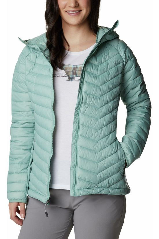 Columbia Softshell Powder Lite Hybrid Hooded Turquoise