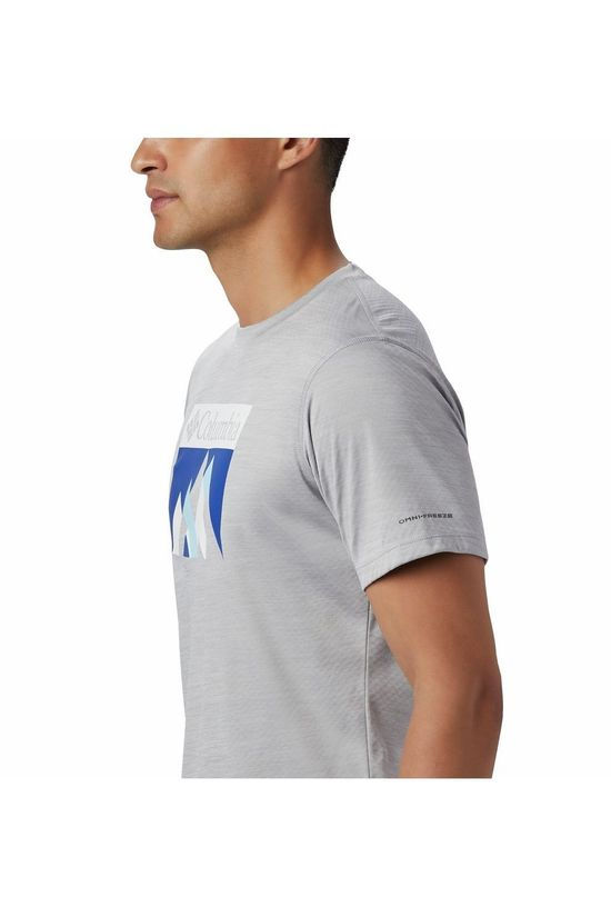 Columbia T-Shirt Zero Rules light grey/blue