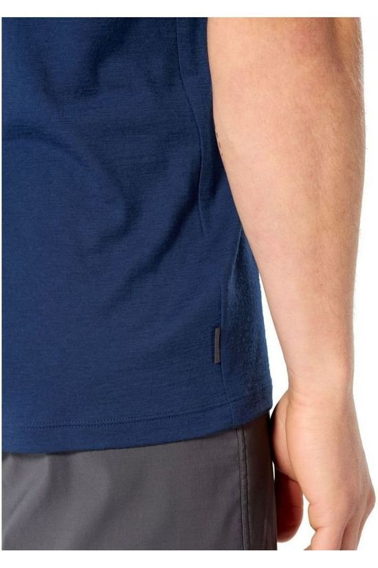 Icebreaker T-Shirt Ice Tech Lite Tee Cadence Paths blue