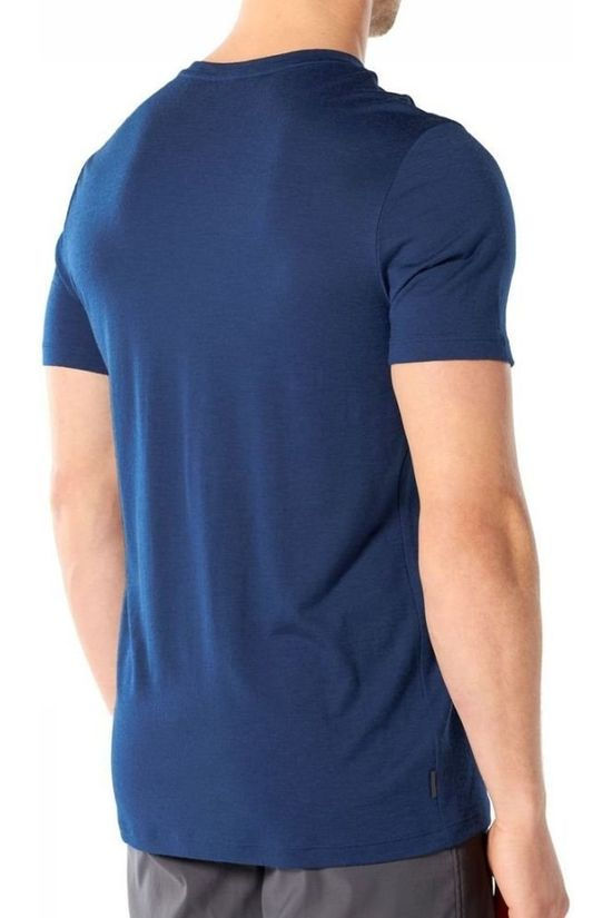 Icebreaker T-Shirt Ice Tech Lite Tee Cadence Paths blue