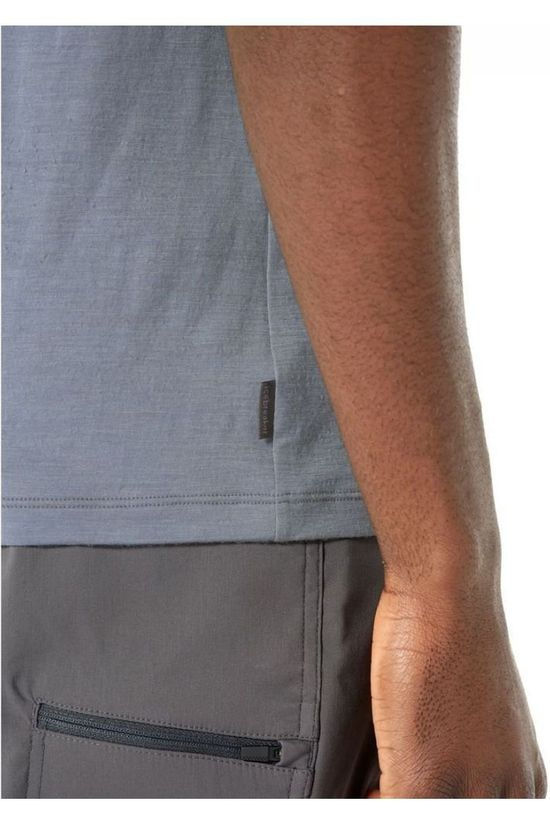 Icebreaker T-Shirt Ice Tech Lite Tee Otter Paddle light grey