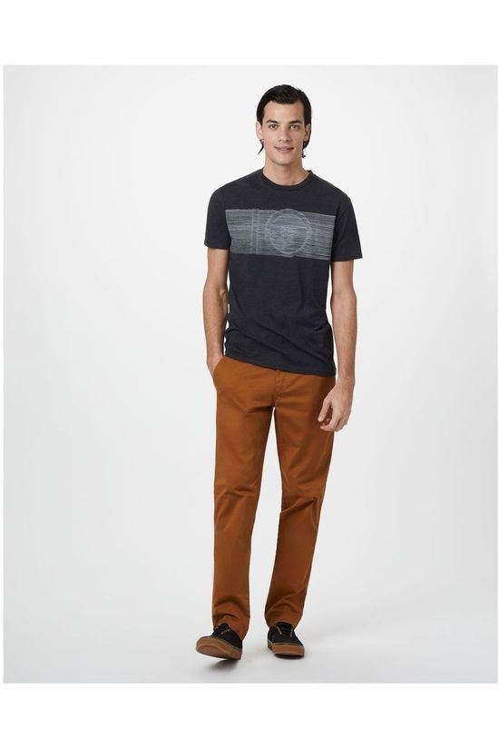 Tentree T-Shirt Topographic Classic dark grey