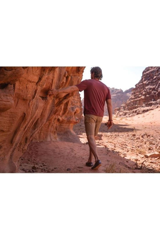 Sherpa T-Shirt Hawa dark red